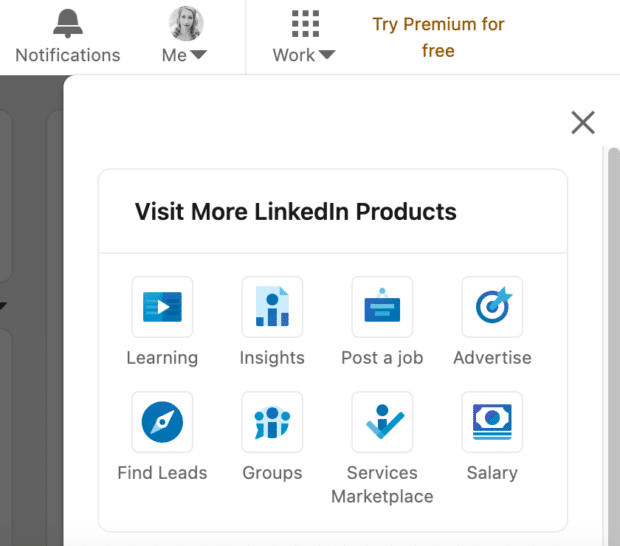 LinkedIn的产品包括学习见解和小组
