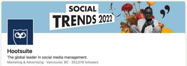 Hootsuite社交趋势2022品牌封面图片
